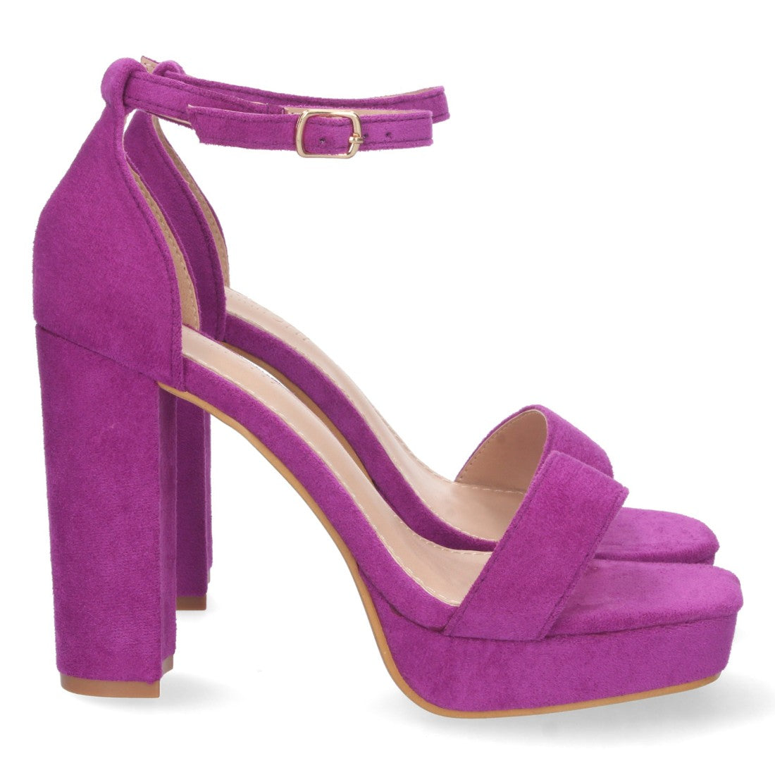 Sandalia de tacón de mujer estilo ankle strap