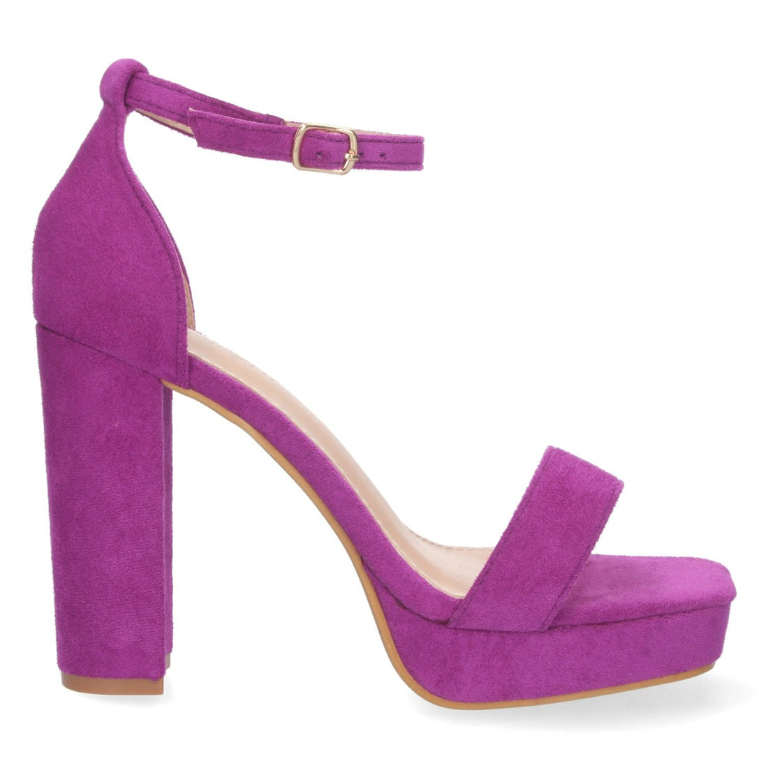 Sandalia de tacón de mujer estilo ankle strap