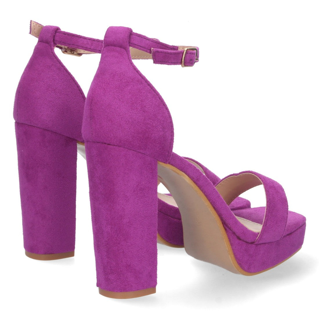 Sandalia de tacón de mujer estilo ankle strap