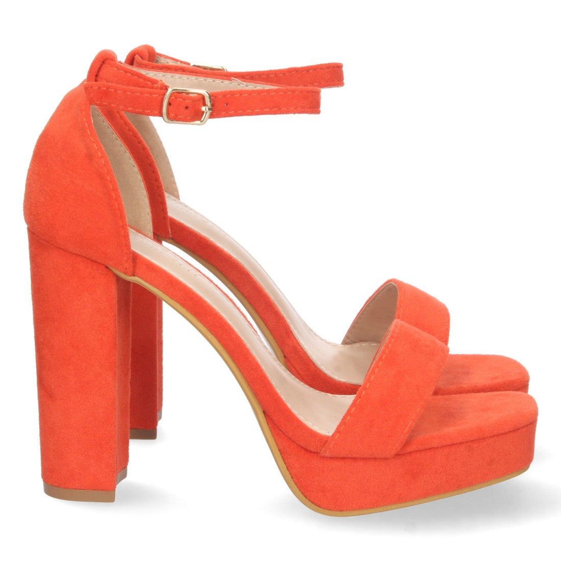 Sandalia de tacón de mujer estilo ankle strap