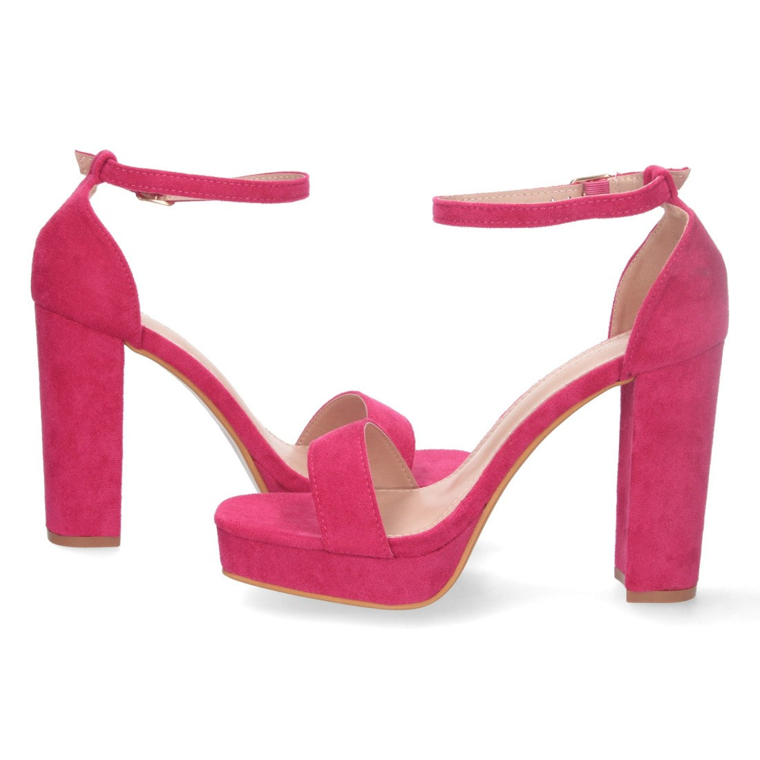 Sandalia de tacón de mujer estilo ankle strap