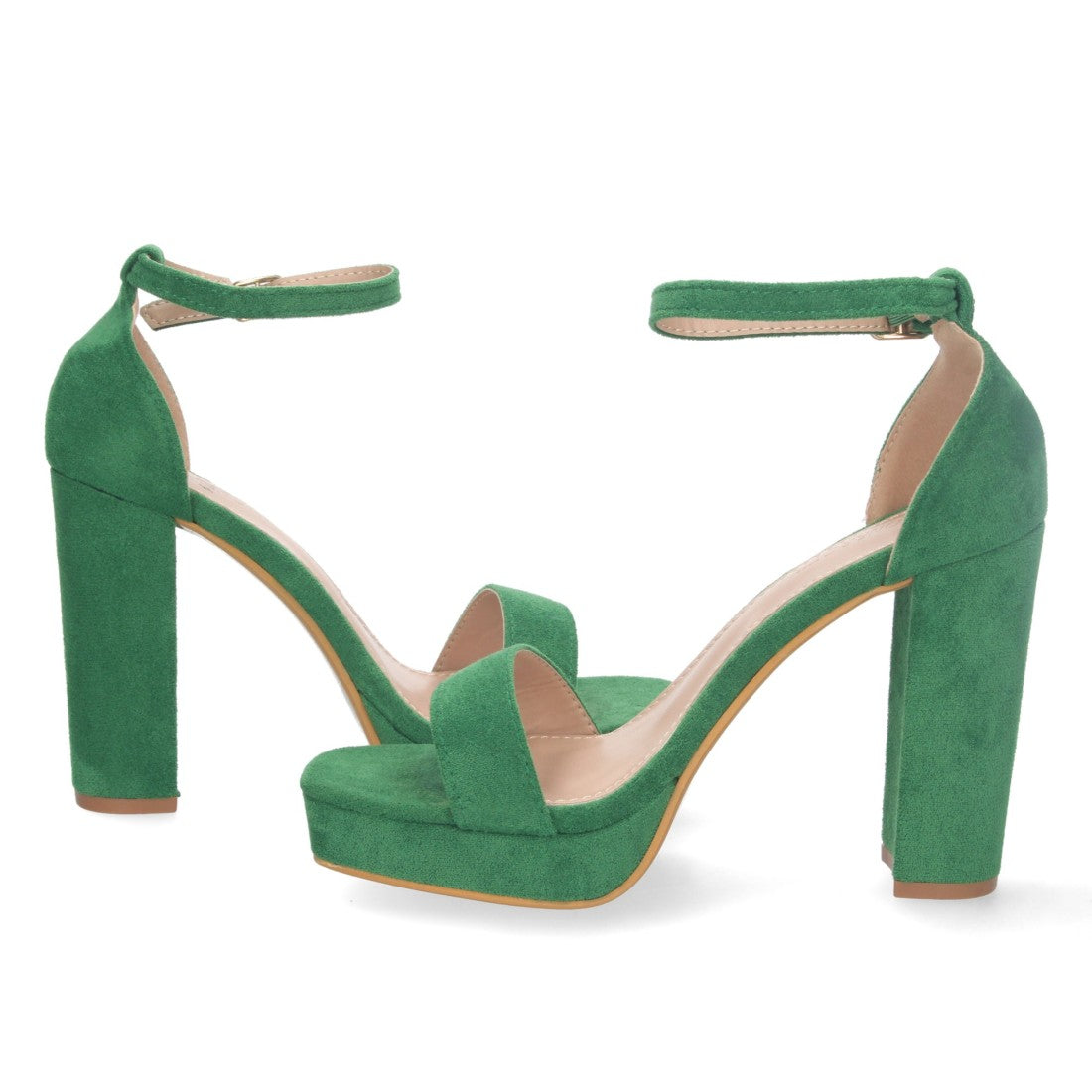 Sandalia de tacón de mujer estilo ankle strap