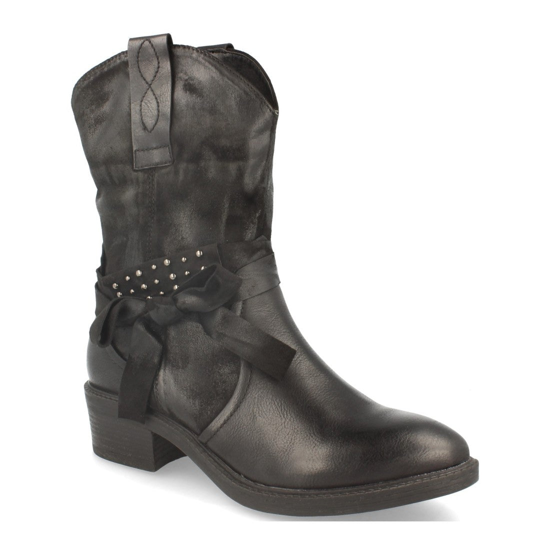 Botín de mujer con tacón - Negro (Ref. F3115)