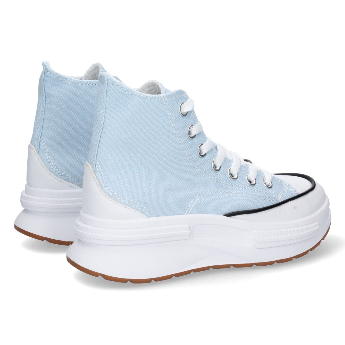Zapatilla abotinada de mujer de plataforma