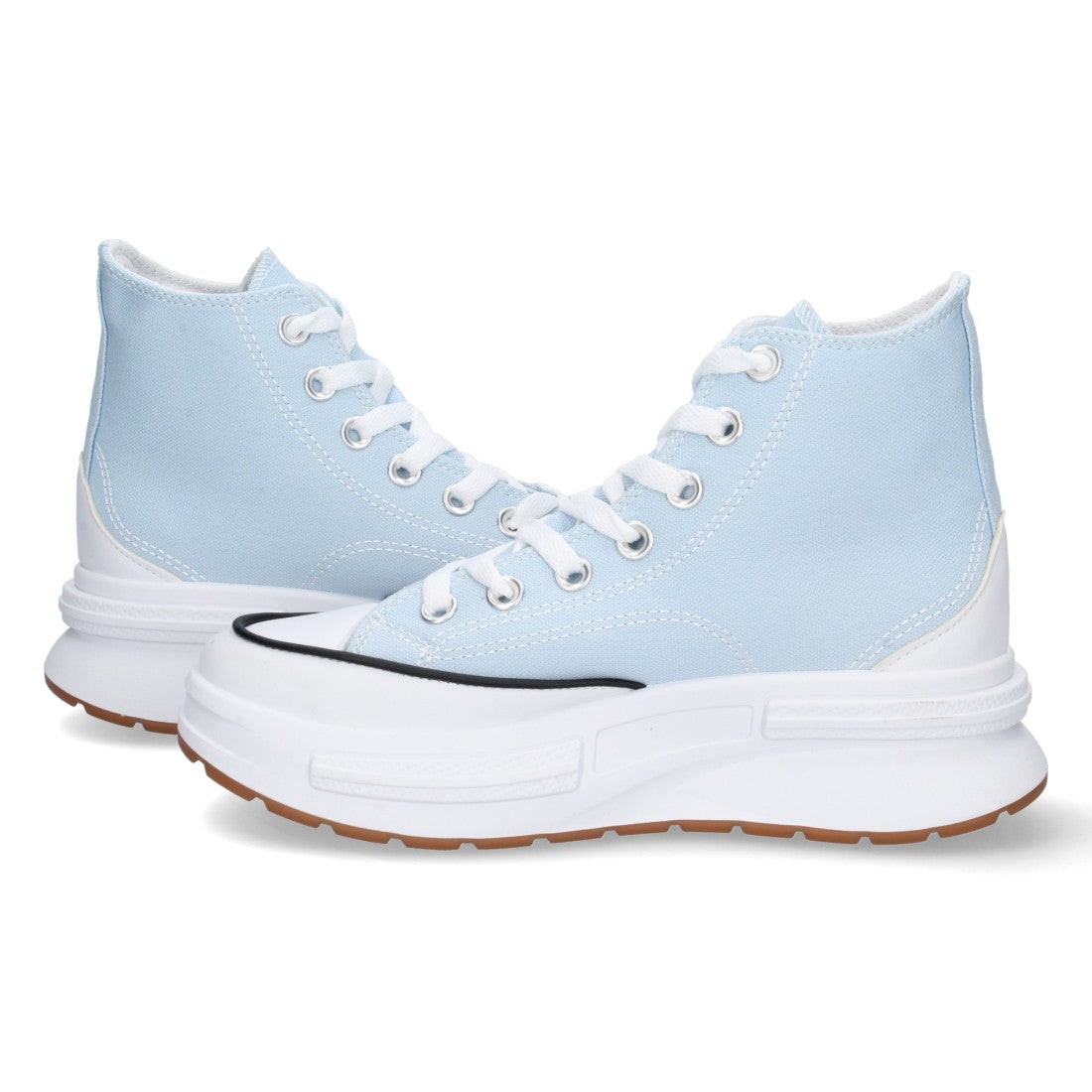 Zapatilla abotinada de mujer de plataforma