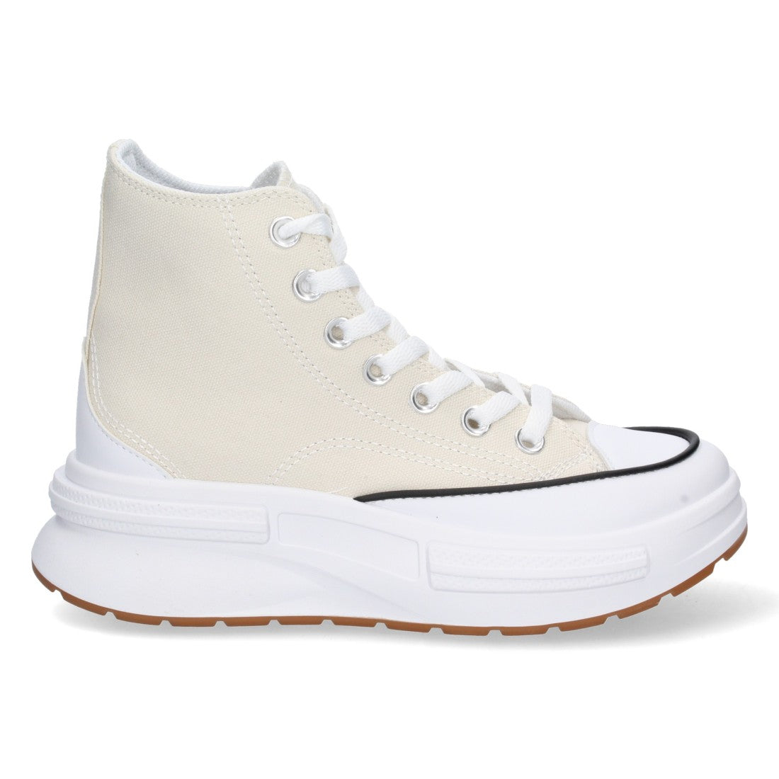 Zapatilla abotinada de mujer de plataforma