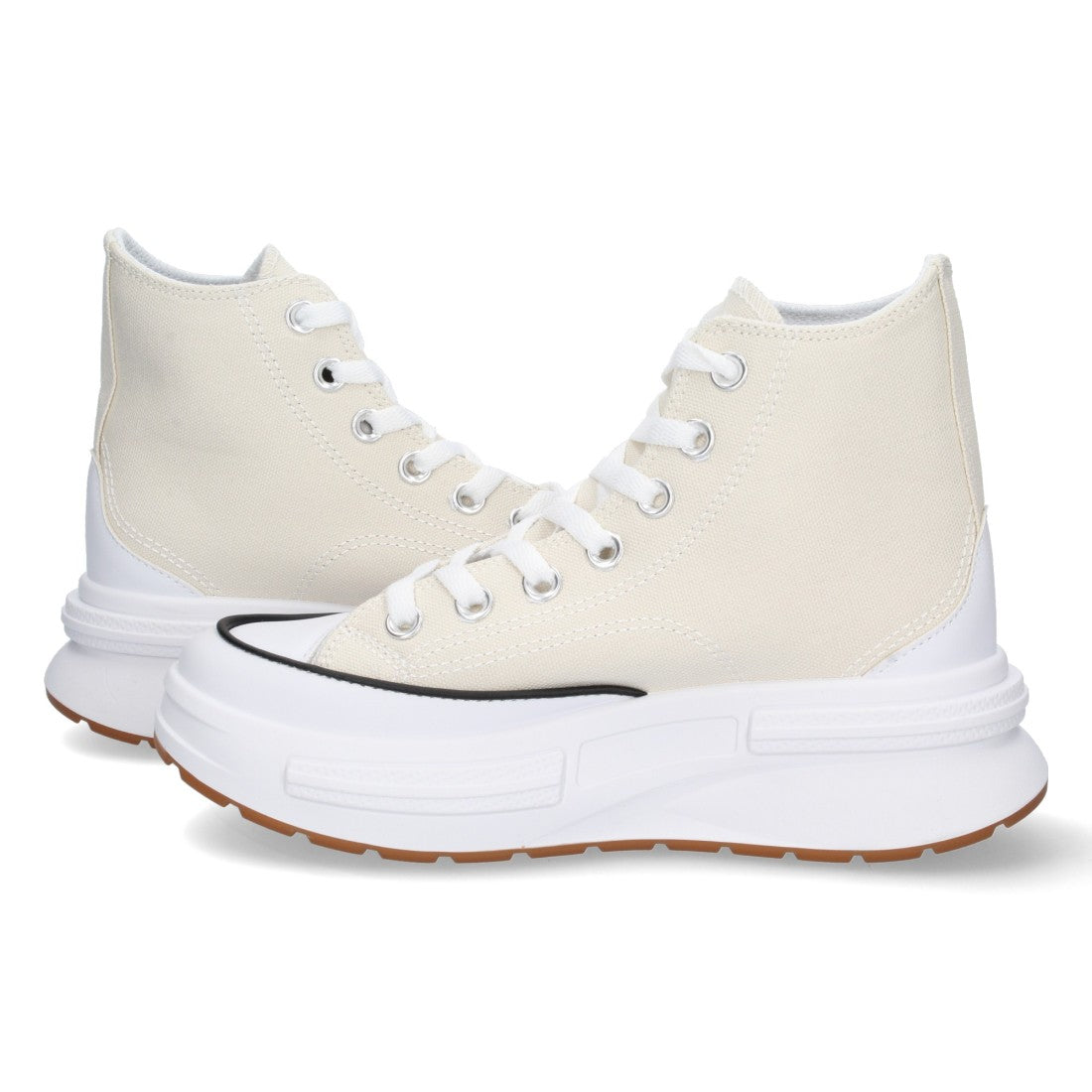 Zapatilla abotinada de mujer de plataforma
