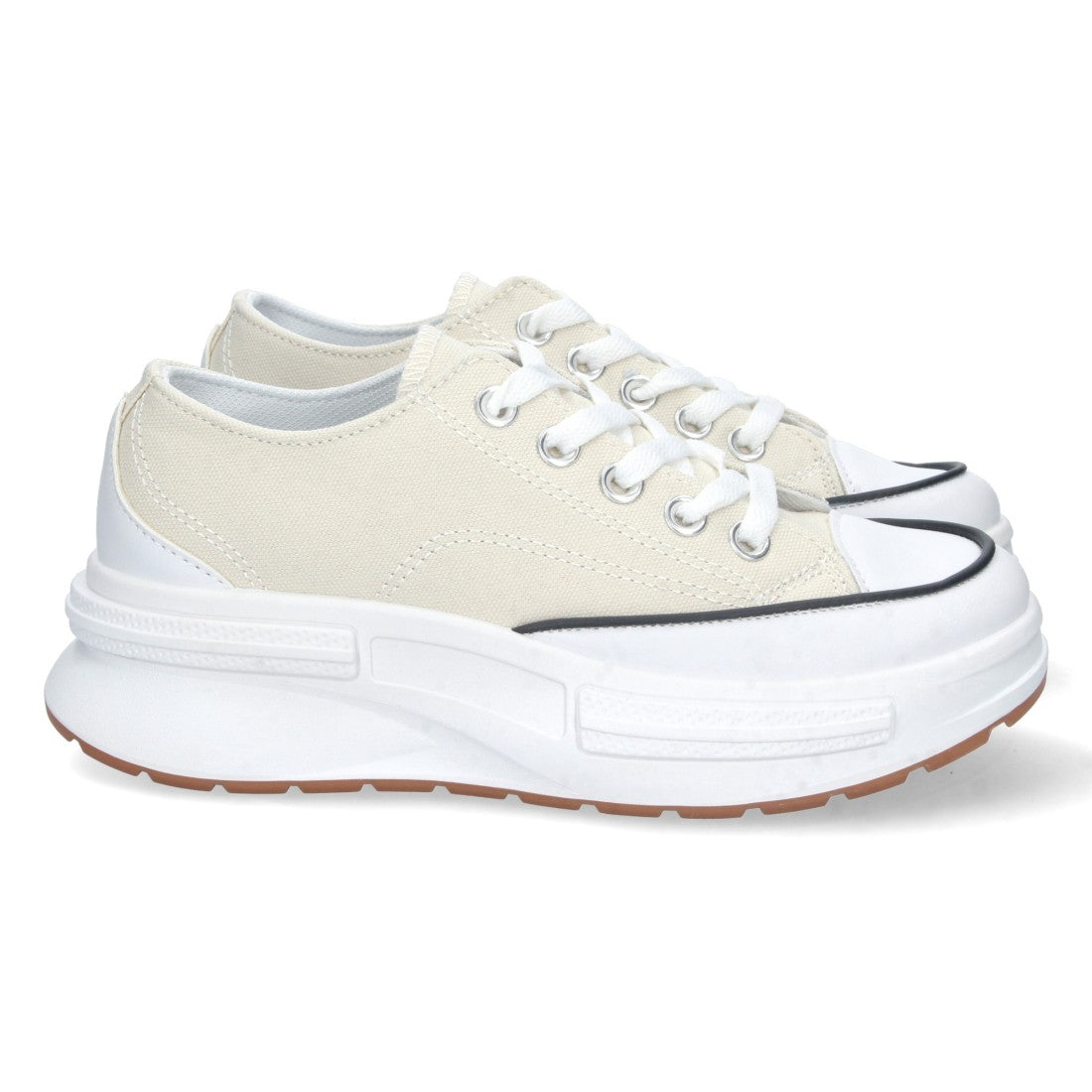 Zapatilla plana de mujer de plataforma