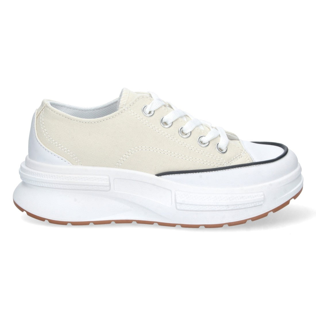 Zapatilla plana de mujer de plataforma