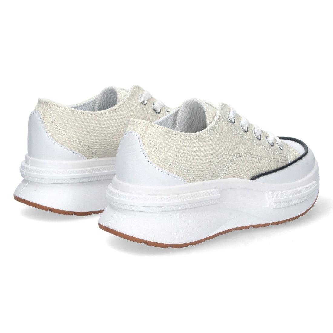 Zapatilla plana de mujer de plataforma