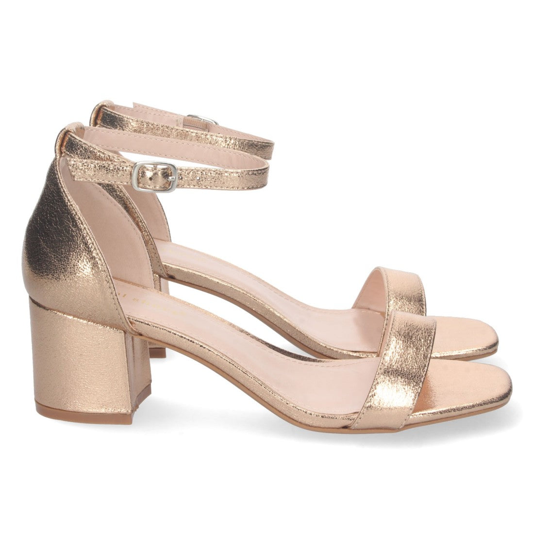 Sandalia de tacón de mujer estilo ankle strap
