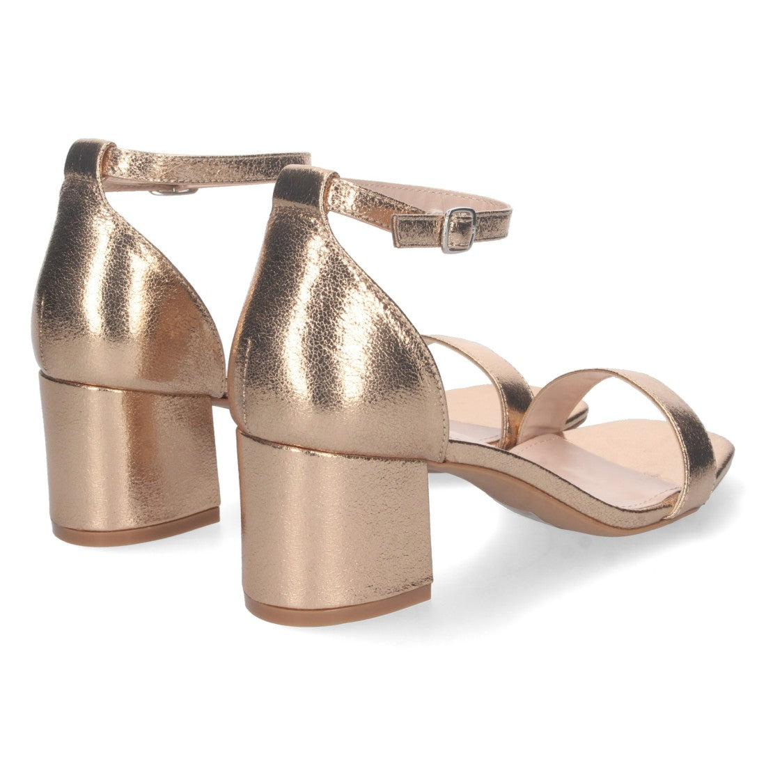 Sandalia de tacón de mujer estilo ankle strap