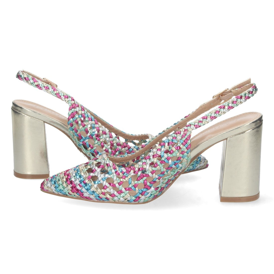 Zapato de tacón de mujer de punta fina
