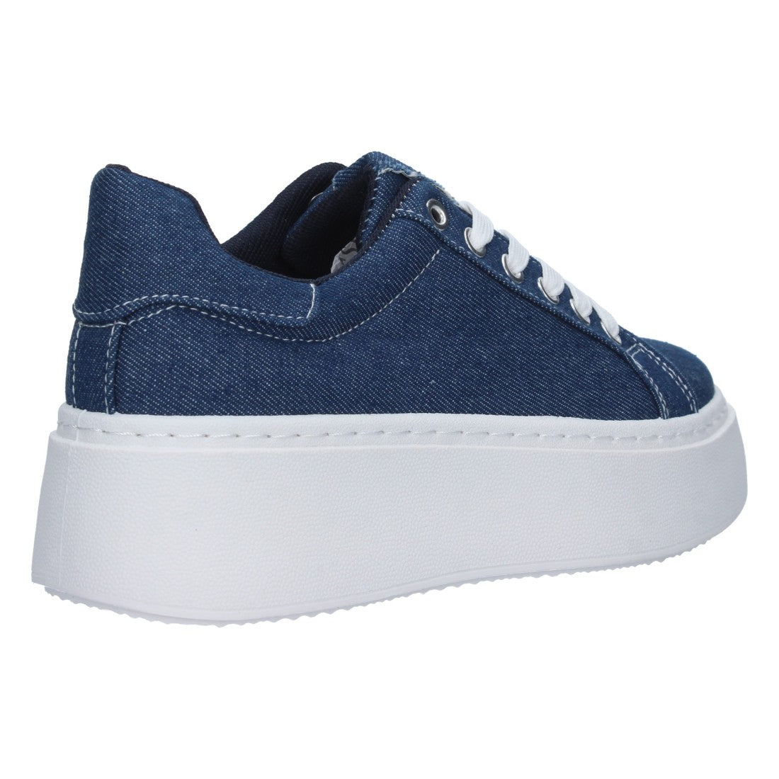 Zapatilla de plataforma de mujer con estampado brillante
