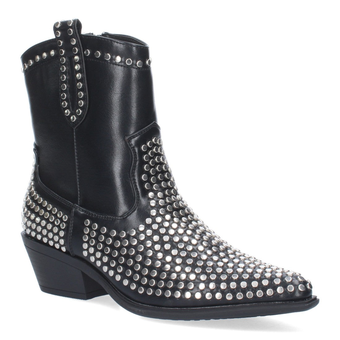 Botín de mujer con tacón - Negro (Ref. 9367)