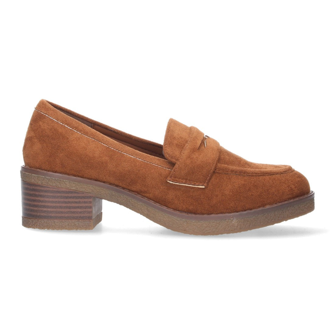 Mocasín cómodos de mujer - Marrón