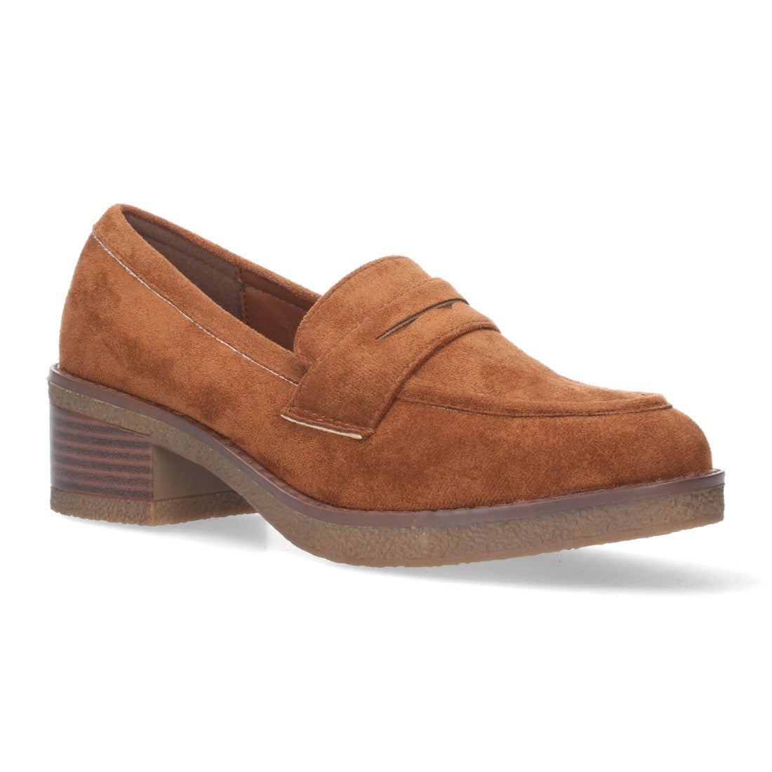 Mocasín cómodos de mujer - Marrón