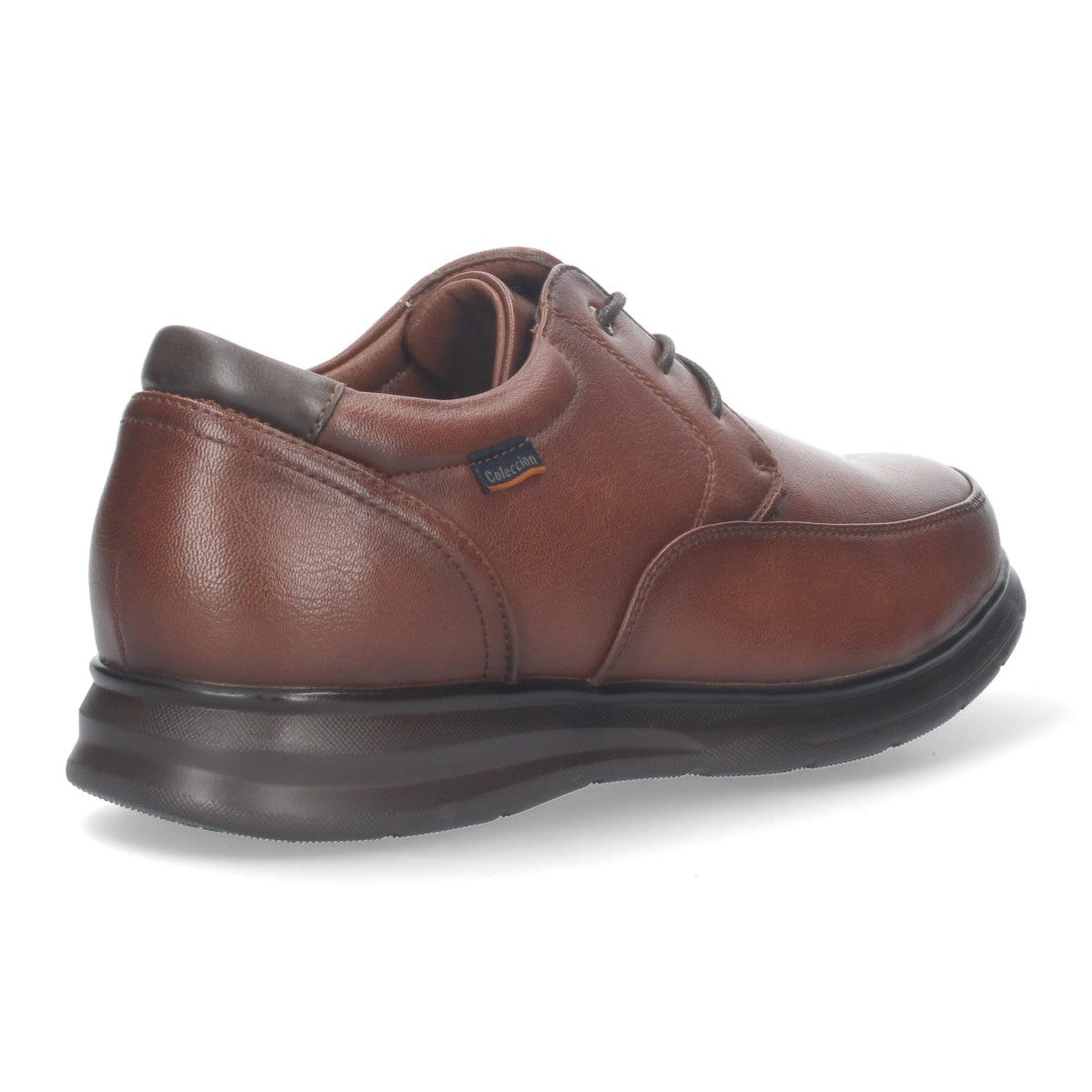 Zapato cómodo de hombre con cierre de cordones - Marrón
