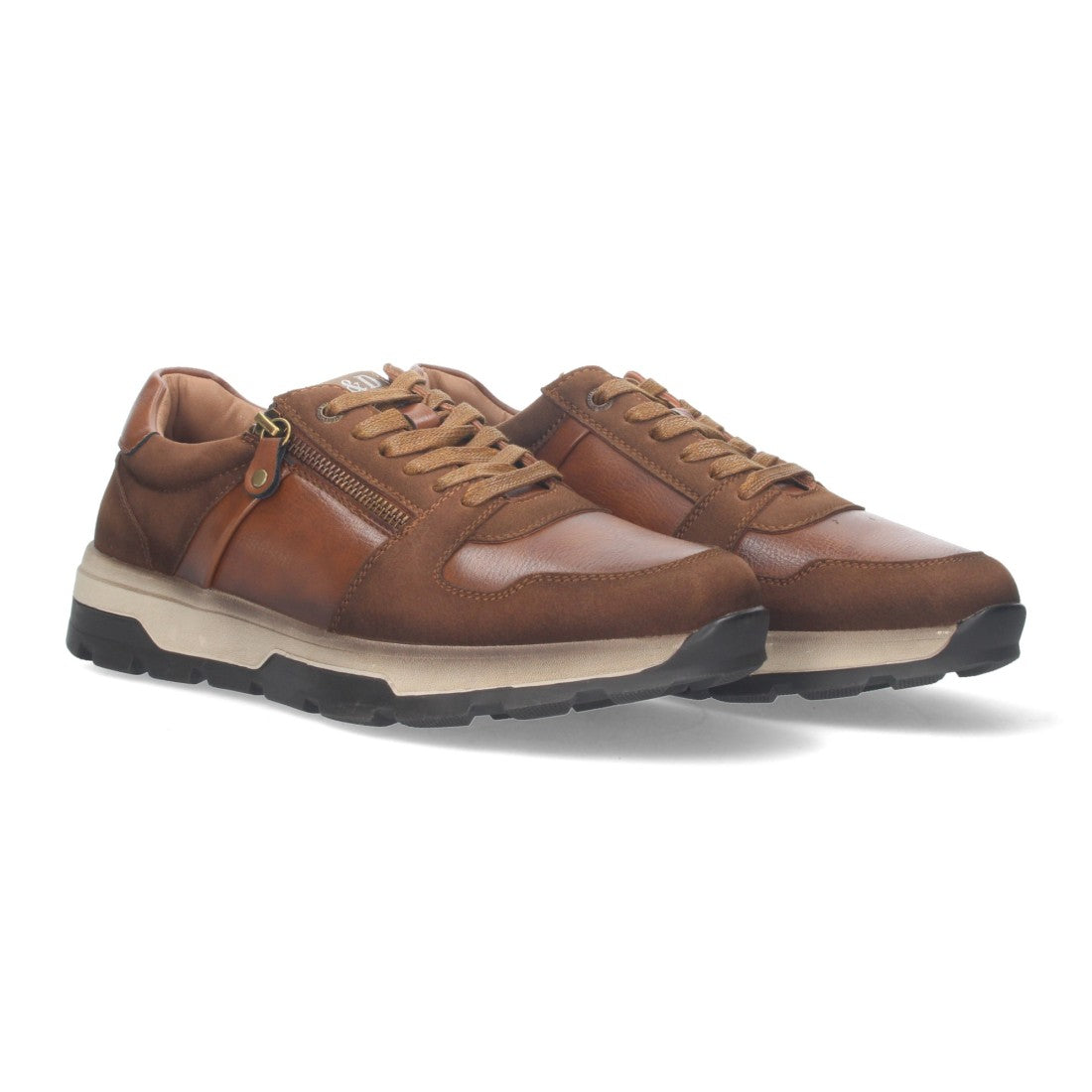 Zapato cómodos detalle de cremallera de hombre