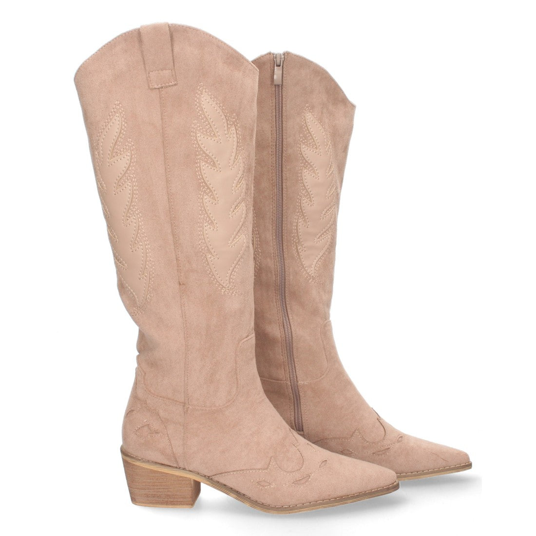 Bota de tacón cómodas de mujer