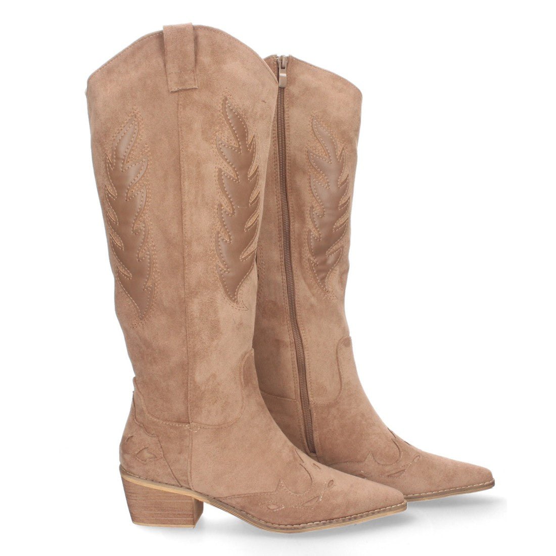 Bota de tacón cómodas de mujer