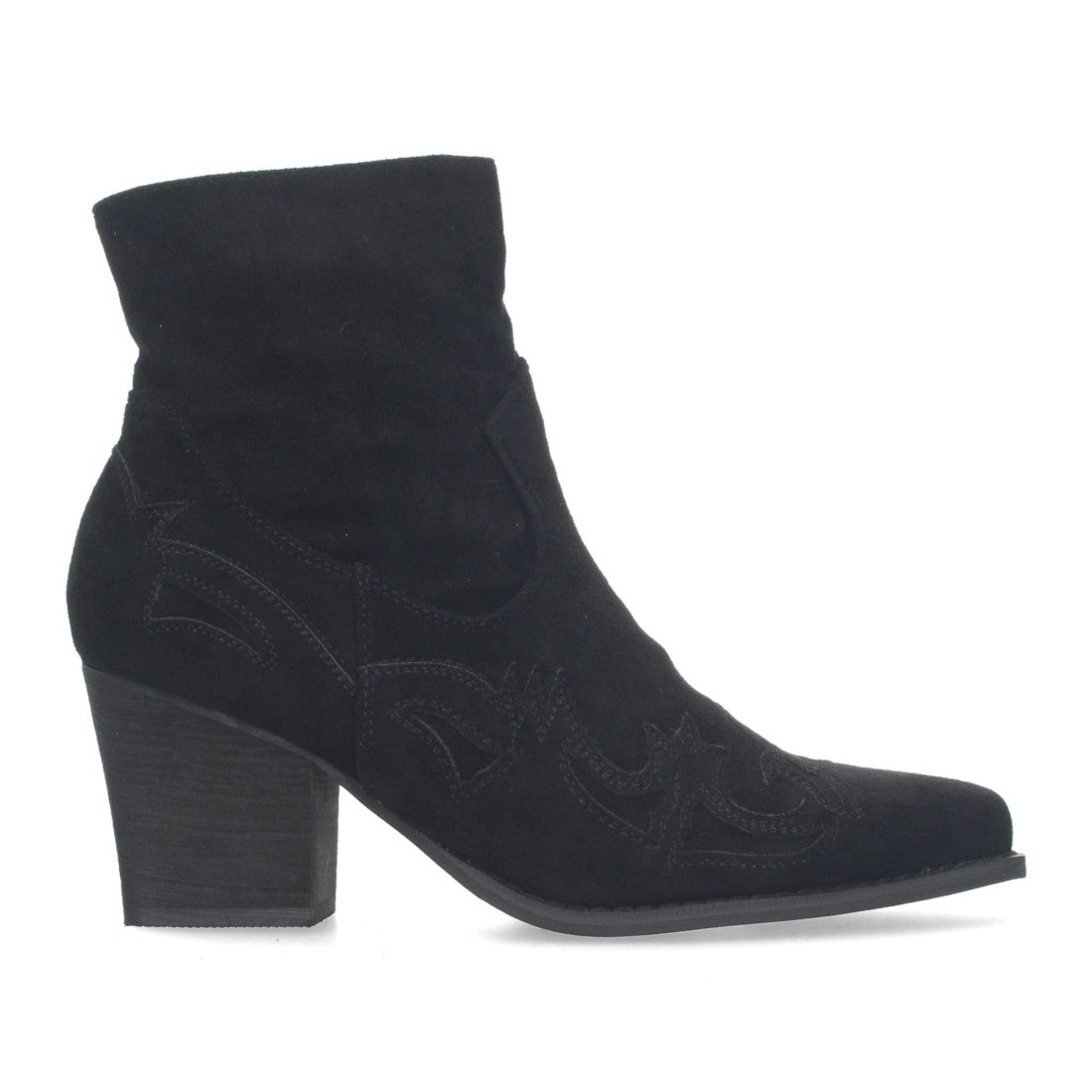 Botines camperos de tacón medio de mujer