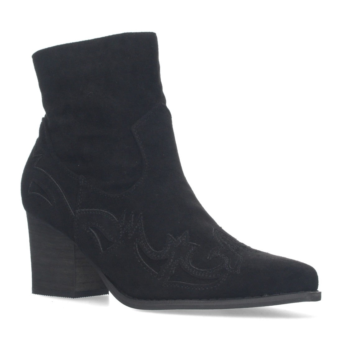 Botines camperos de tacón medio de mujer