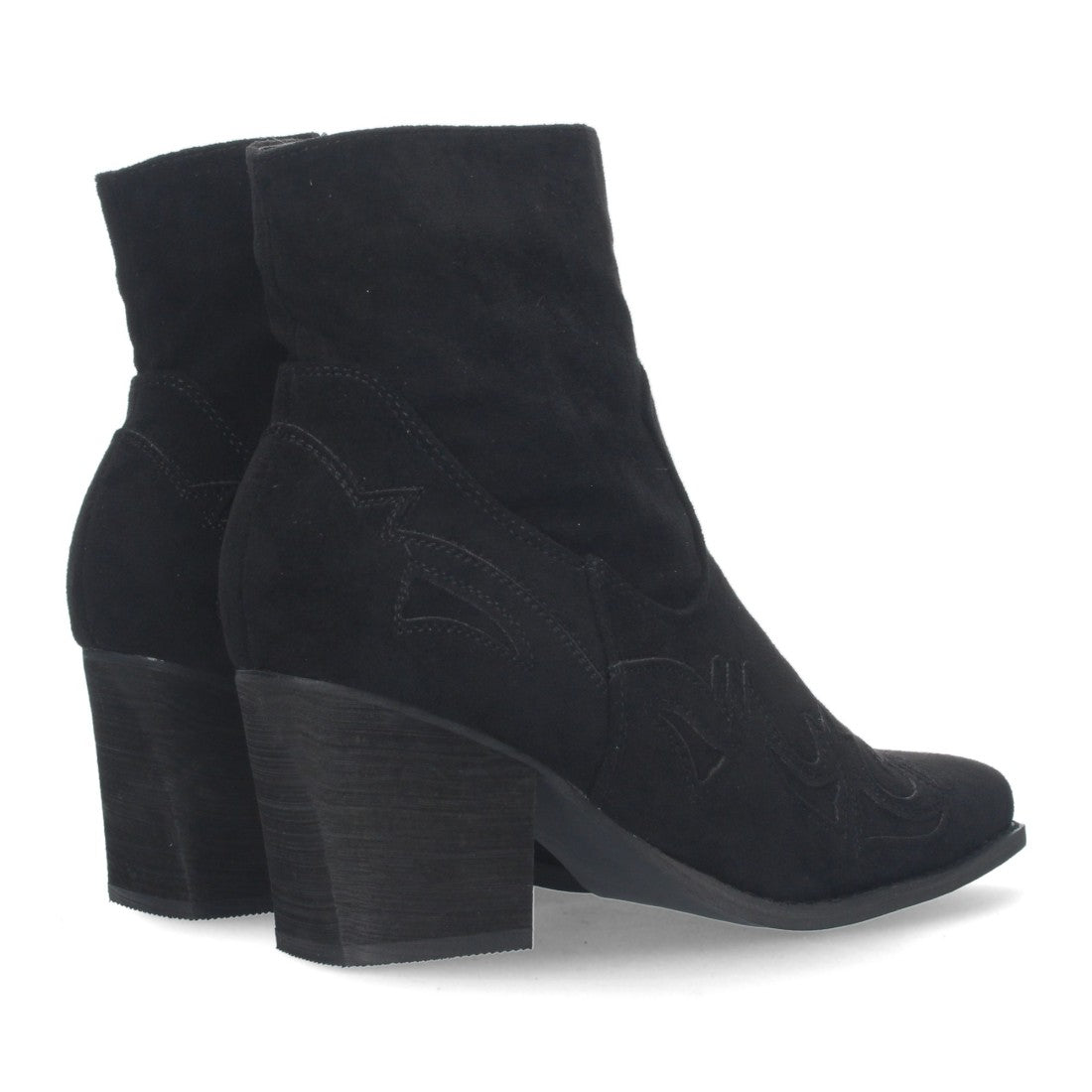 Botines camperos de tacón medio de mujer