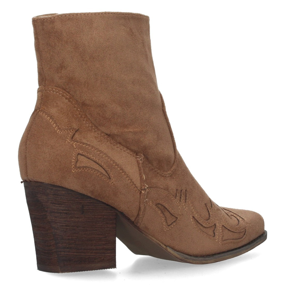 Botines camperos de tacón medio de mujer