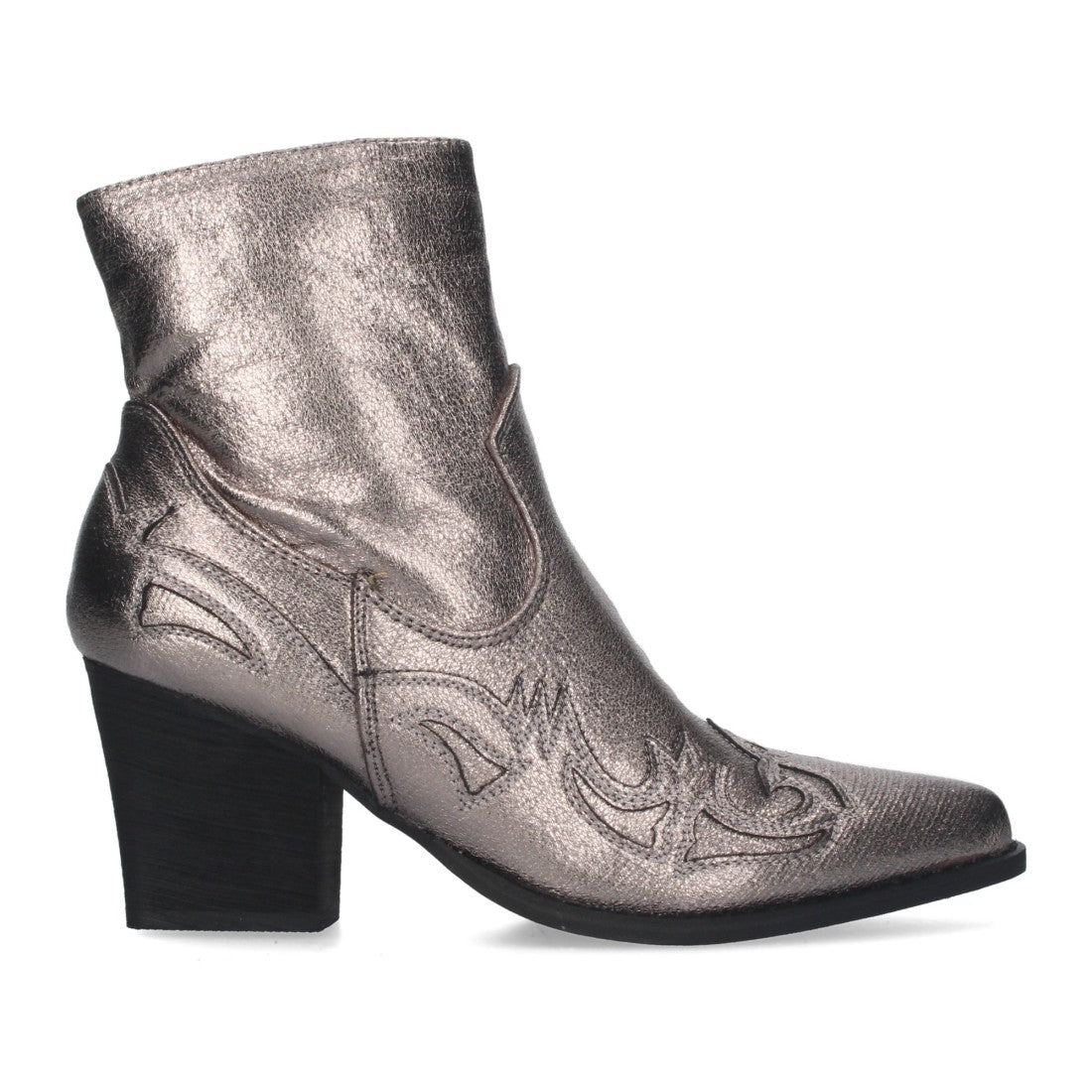 Botines camperos de tacón medio de mujer