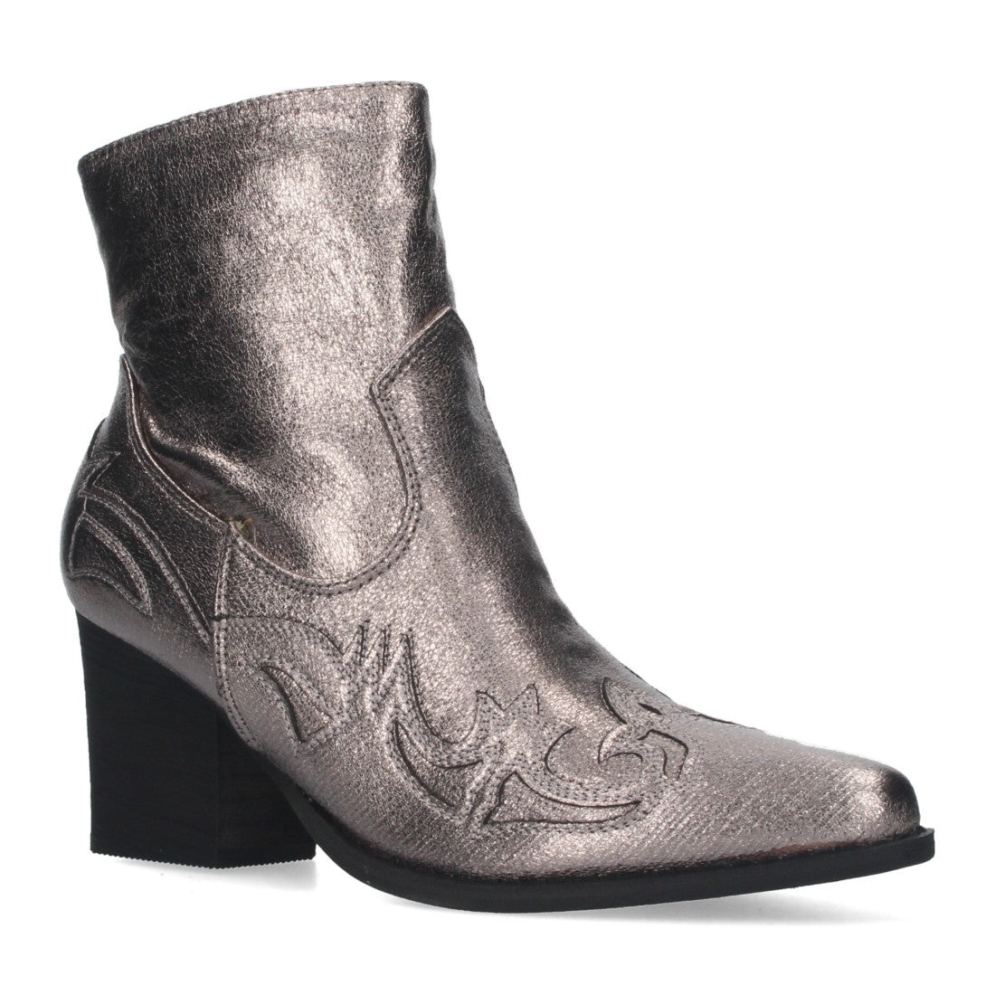 Botines camperos de tacón medio de mujer