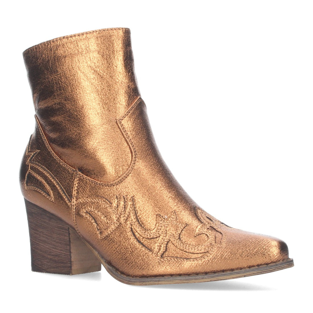Botines camperos de tacón medio de mujer