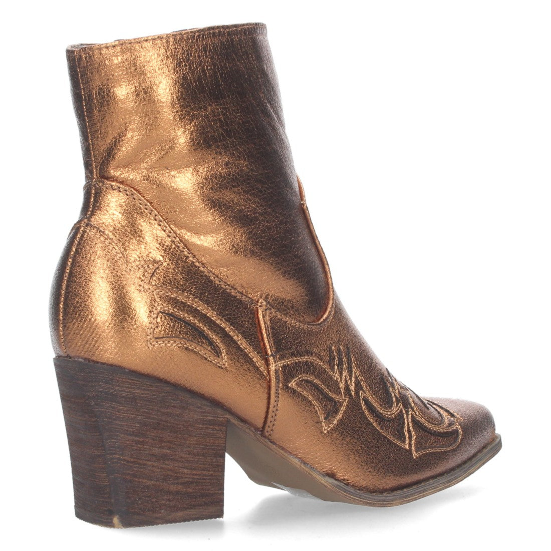 Botines camperos de tacón medio de mujer