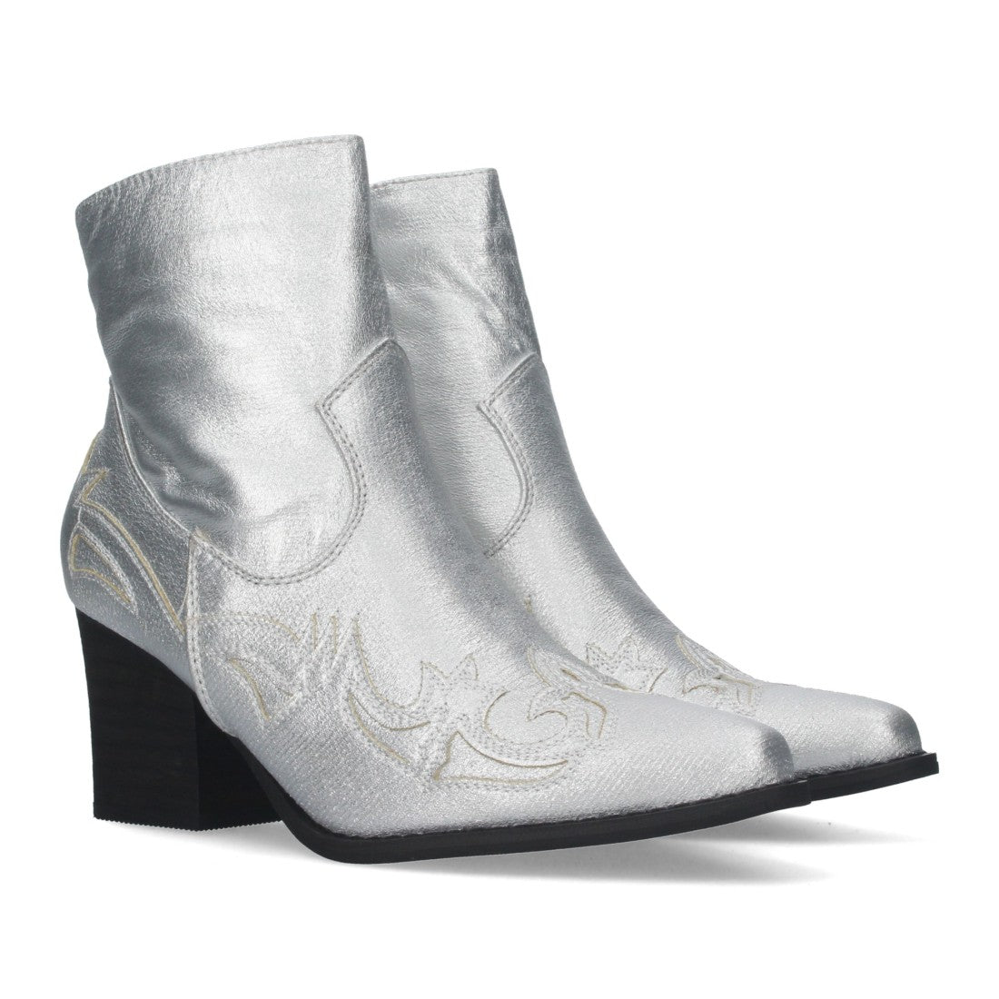 Botines camperos de tacón medio de mujer