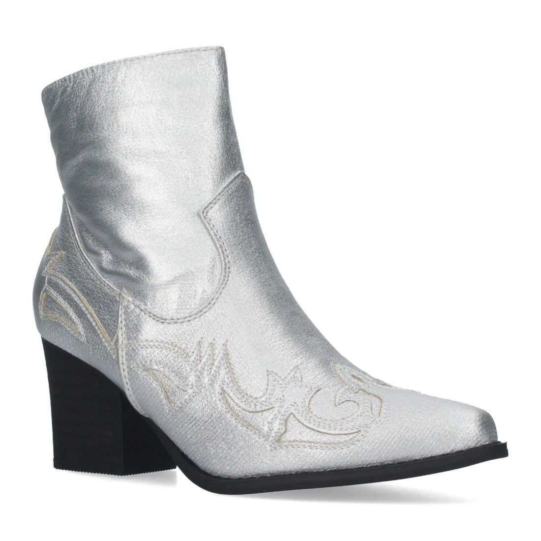 Botines camperos de tacón medio de mujer