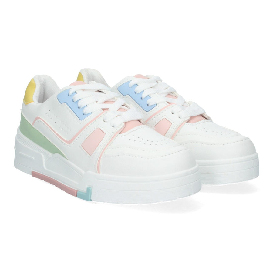 Zapatillas planas diseño moderno de mujer - Rosa