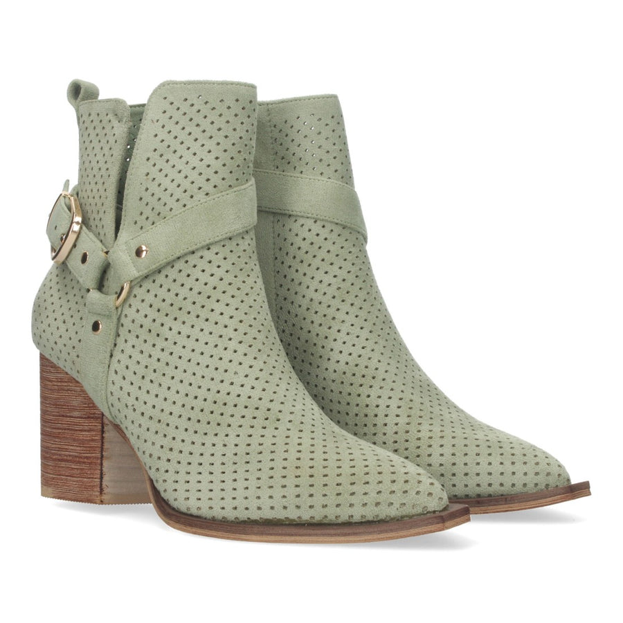 Botines de mujer con tacón campero elegantes