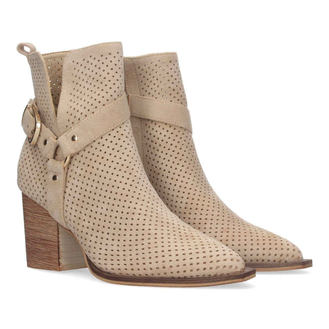 Botines de mujer con tacón campero elegantes