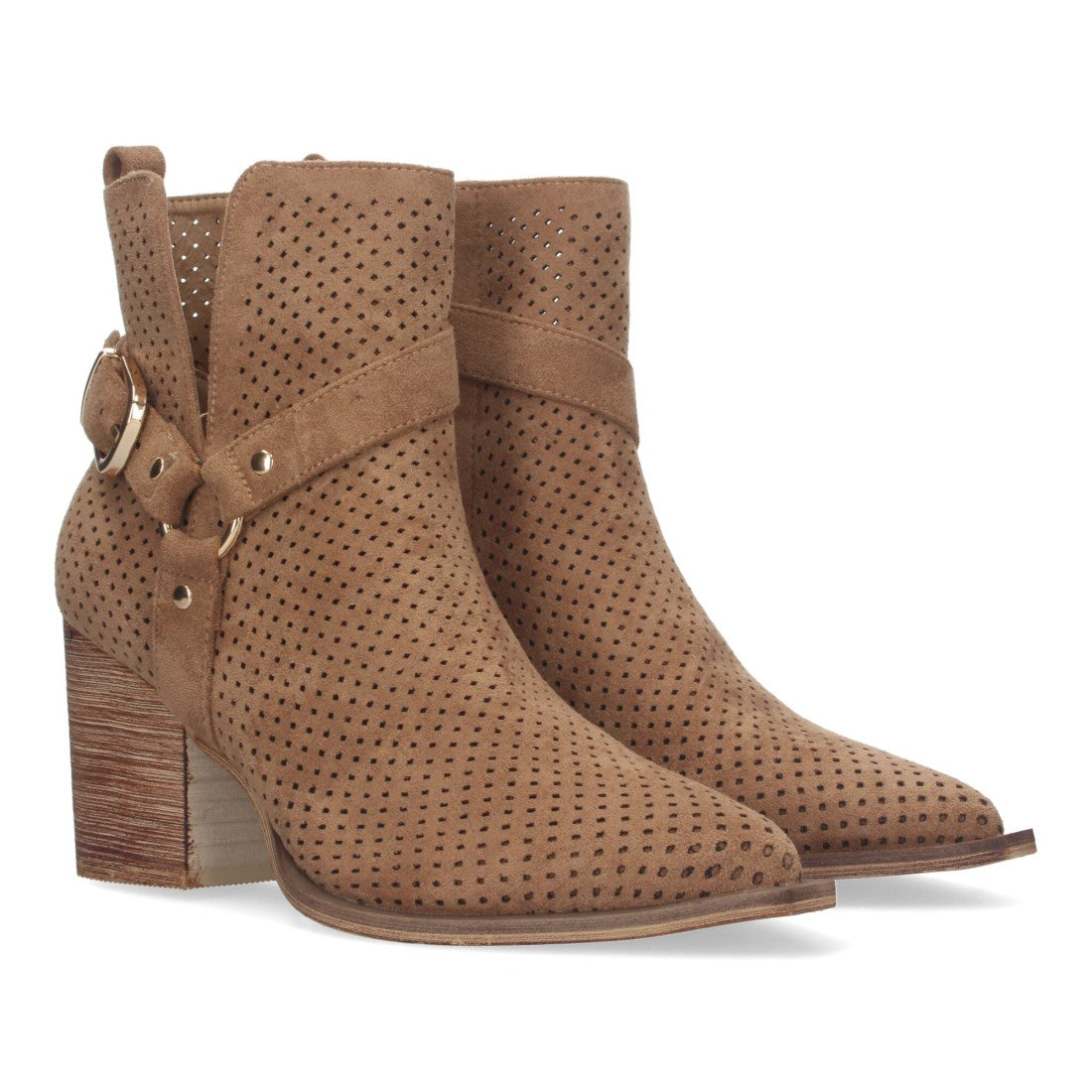 Botines de mujer con tacón campero elegantes