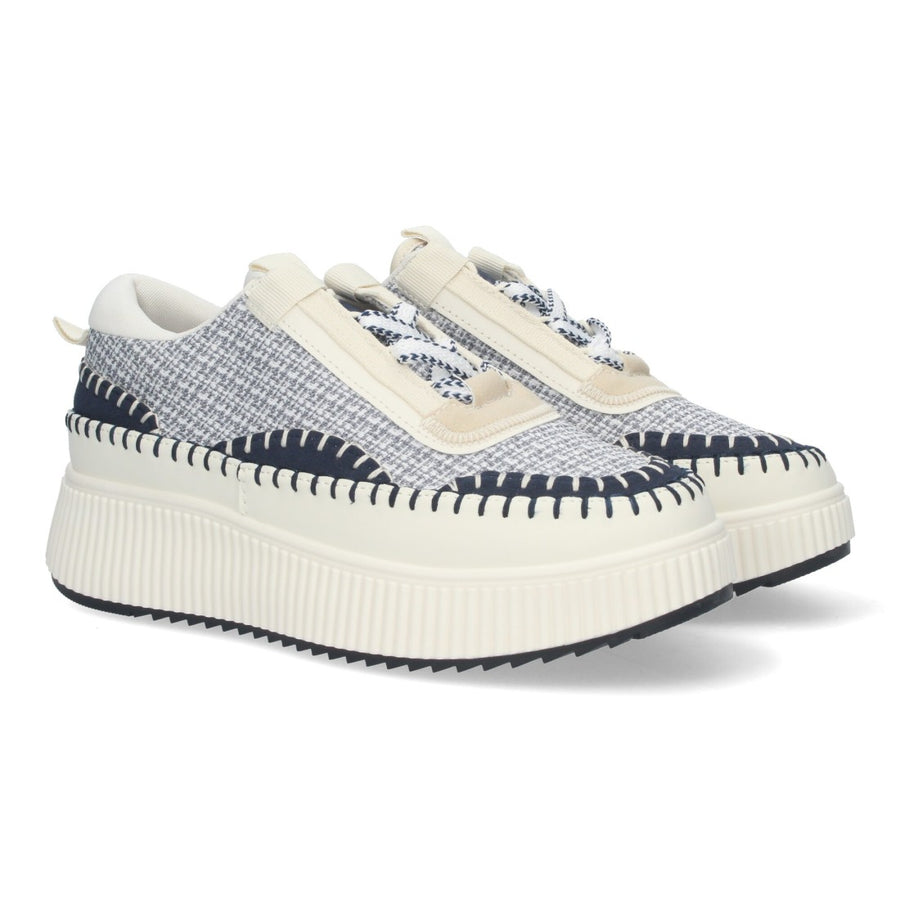 Zapatillas casual de mujer con plataforma dentada