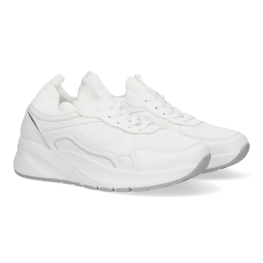 Zapatillas casual de mujer con plataforma dentada
