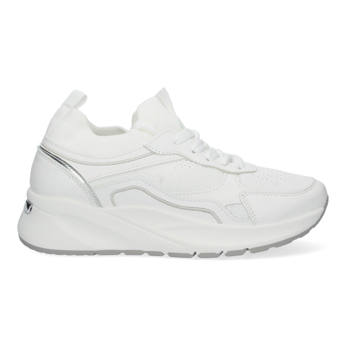 Zapatillas casual de mujer con plataforma dentada