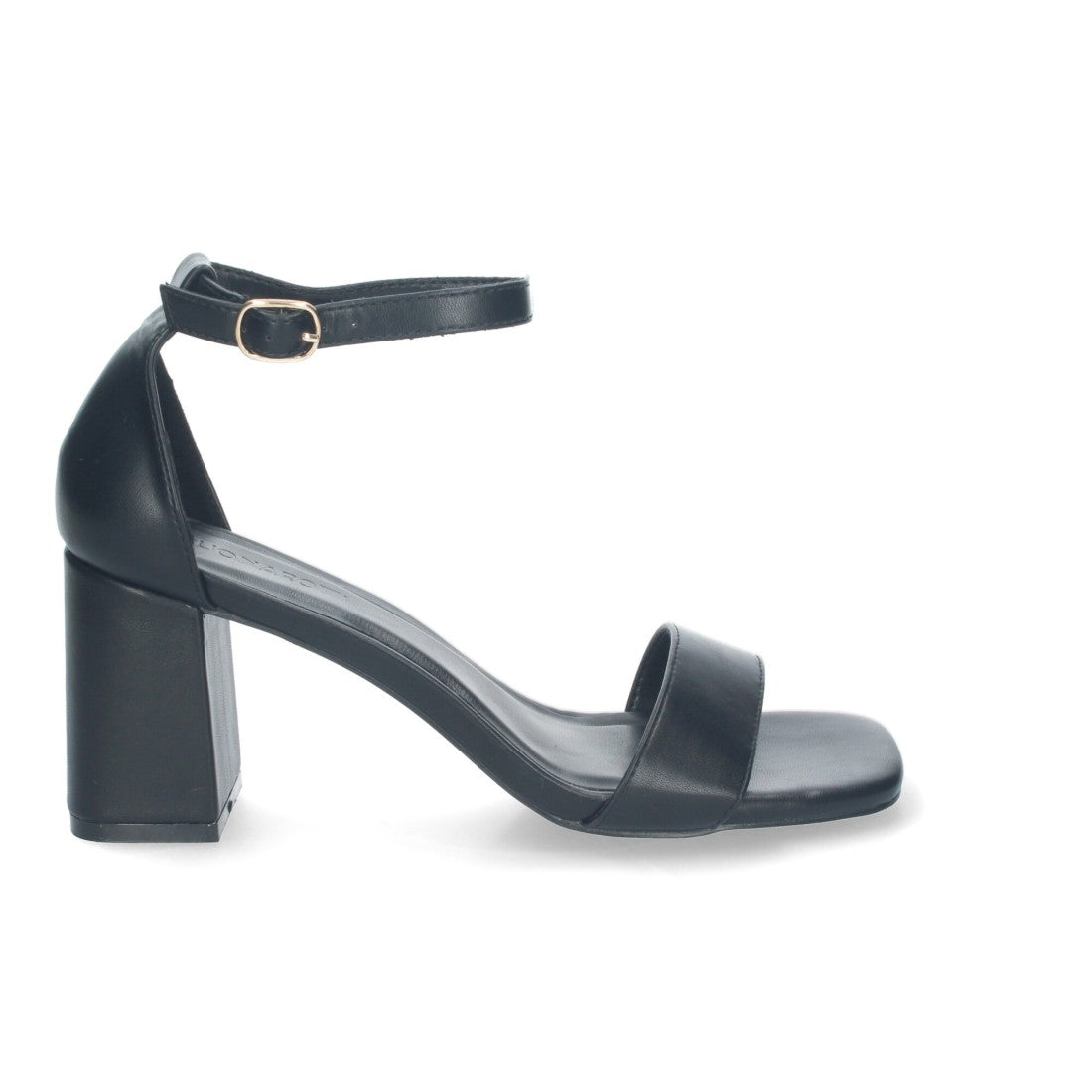 Sandalia de tacón de mujer con cierre ankle strap de hebilla