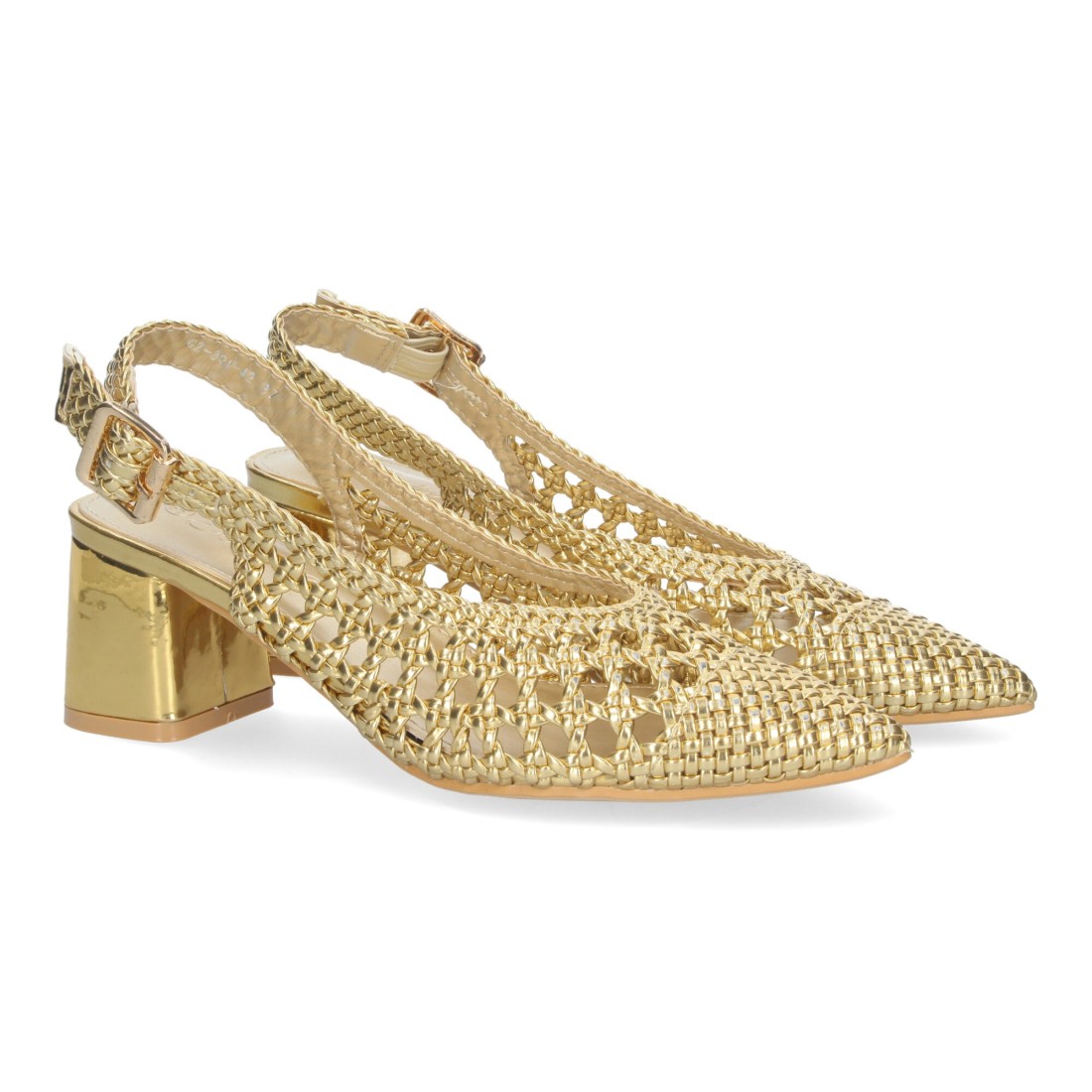 Zapato de tacón de mujer de punta fina