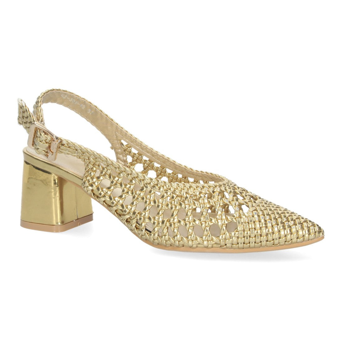 Zapato de tacón de mujer de punta fina