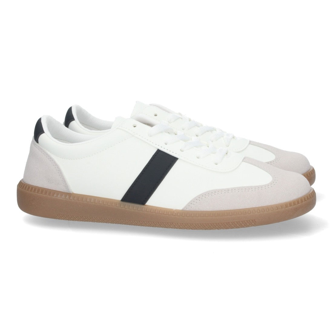 Zapatillas deportivas elegantes planas de hombre