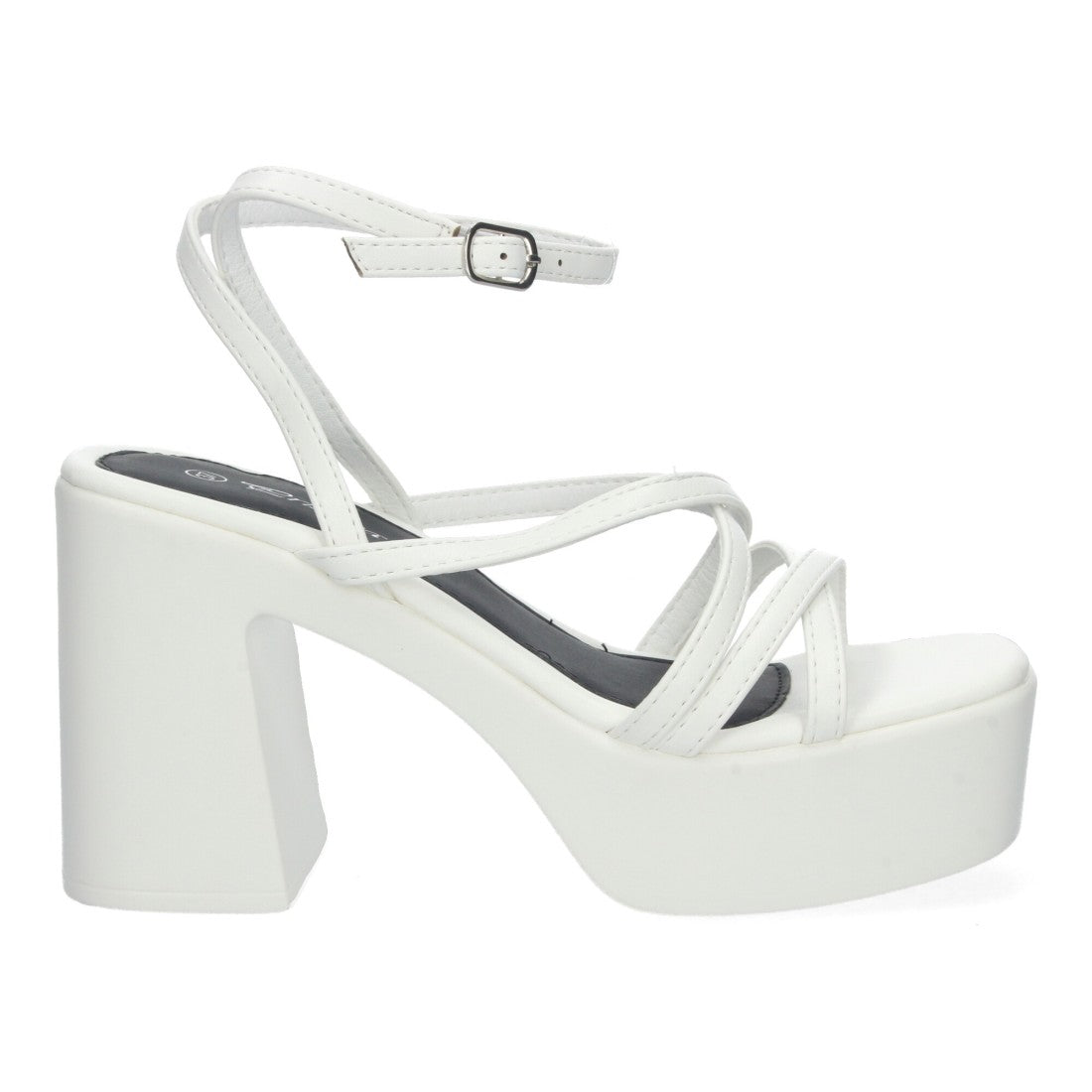 Sandalias de plataforma de mujer - Blanco