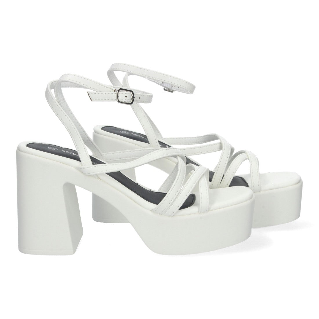 Sandalias de plataforma de mujer - Blanco