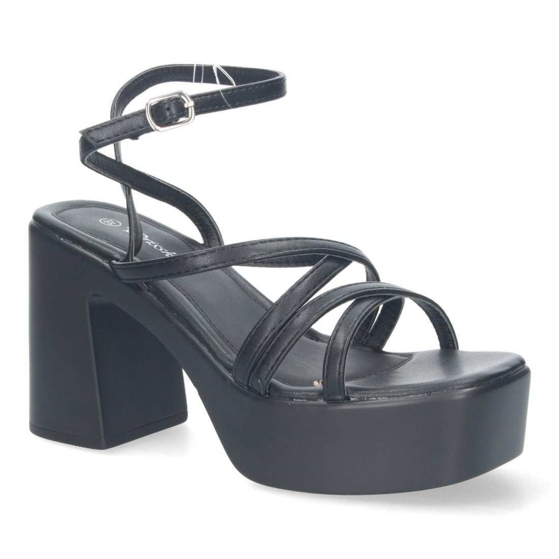 Sandalias de plataforma de mujer - Negro
