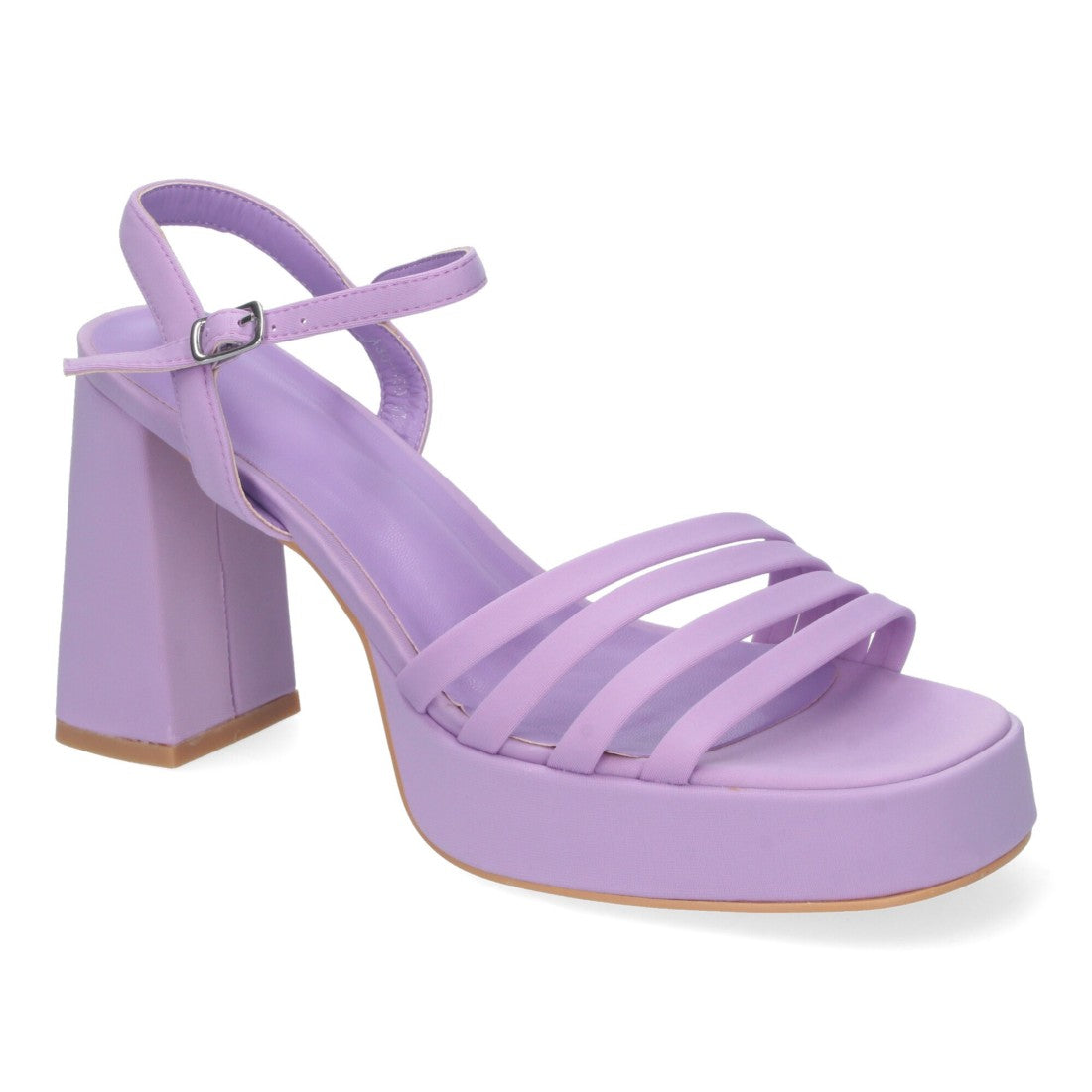 Sandalias elegantes de fiesta con tacón alto y plataforma